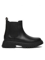 Timberland Sztyblety Valley Chelsea TB0A42BXW021 Czarny. Czarne botki Timberland, bez wzorów, ze skóry, bez obcasa, na płaskiej podeszwie, bez zapięcia. Za 779.99 zł.