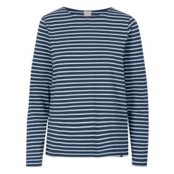 Damska Koszulka W Prążki Karen Yarn Dyed Stripe Shirt. Niebieskie bluzki Trespass, xl, bez wzorów, sportowe, bez kołnierzyka, bez ramiączek. Za 94.99 zł.