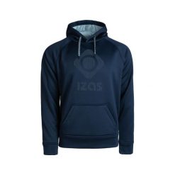 Bluza z kapturem unisex DUERO V3 z logo i kieszenią z przodu. Niebieskie bluzy Izas, na zimę, l, bez wzorów, z kapturem. Za 226.04 zł.