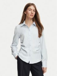 Calvin Klein Koszula LV044H110G Niebieski jasny Regular Fit. Niebieskie koszule Calvin Klein, m, bez wzorów, biznesowe, bez kołnierzyka, bez ramiączek. Za 449.99 zł.