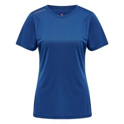 Koszulka damska Newline core functional. Niebieskie bluzki Newline, l, bez wzorów, sportowe, bez kołnierzyka, bez ramiączek. Za 124.50 zł.