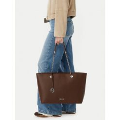 Torebka MEXX. Brązowe shopper Mexx, bez wzorów, bez dodatków. Za 249.99 zł.