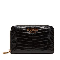 Duży Portfel Damski Guess. Czarne portfele Guess, z aplikacjami. Za 139.99 zł.