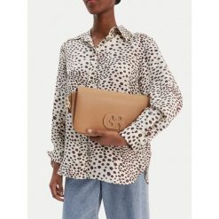 Torebka GINO ROSSI. Brązowe torebki klasyczne Gino Rossi, bez wzorów, bez dodatków. Za 279.99 zł.