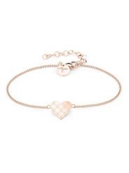 Tamaris Bransoletka z elementami ozdobnymi rozmiar: onesize. Różowe bransoletki Tamaris, ze stali. Za 100.99 zł.