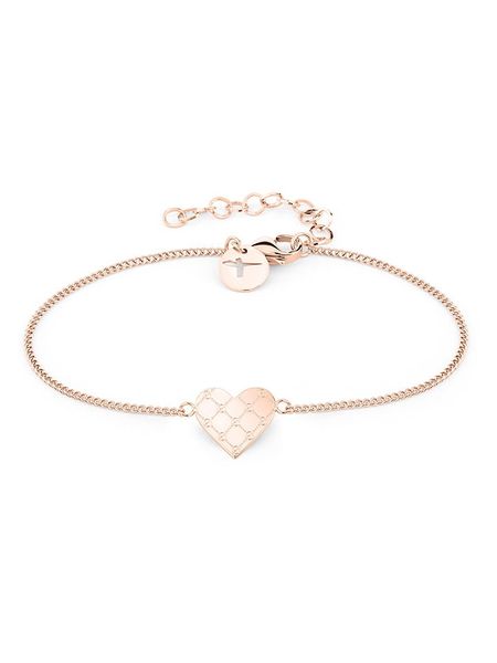 Tamaris Bransoletka z elementami ozdobnymi rozmiar: onesize. Różowe bransoletki Tamaris, ze stali. Za 100.99 zł.