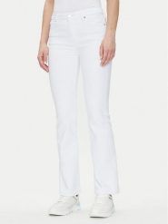 Tommy Hilfiger Jeansy Bootcut Rw White WW0WW44362 Biały Regular Fit. Białe jeansy TOMMY HILFIGER, bez wzorów. Za 309.99 zł.
