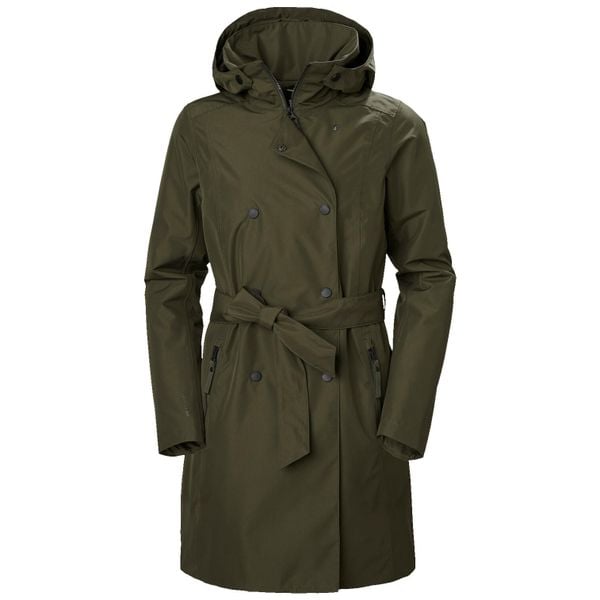 Płaszcz ocieplany dla kobiet Helly Hansen Welsey II. Zielone płaszcze Helly Hansen, m, bez wzorów, z materiału, bez kaptura. Za 791.00 zł.