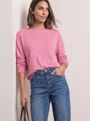 Street One bluza z dzianiny Kobiety wiskoza różowy, 40. Czerwone bluzy Street One, bez wzorów, z dzianiny, bez kaptura. Za 199.95 zł.