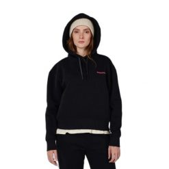 Bluza damska z kapturem Rossignol Waterfall Relax. Czarne bluzy Rossignol, bez wzorów, z kapturem. Za 459.00 zł.