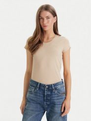 G-Star Raw T-Shirt Eyben D24533-4107 Écru Slim Fit. T-shirty G-Star Raw, m, bez wzorów, z bawełny, bez kołnierzyka, bez ramiączek. Za 119.99 zł.