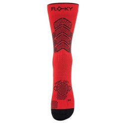 Skarpetki Piłkarskie Floky Floky Axsist Dorosłych. Czerwone skarpety FLOKY, bez wzorów, z materiału. Za 205.99 zł.
