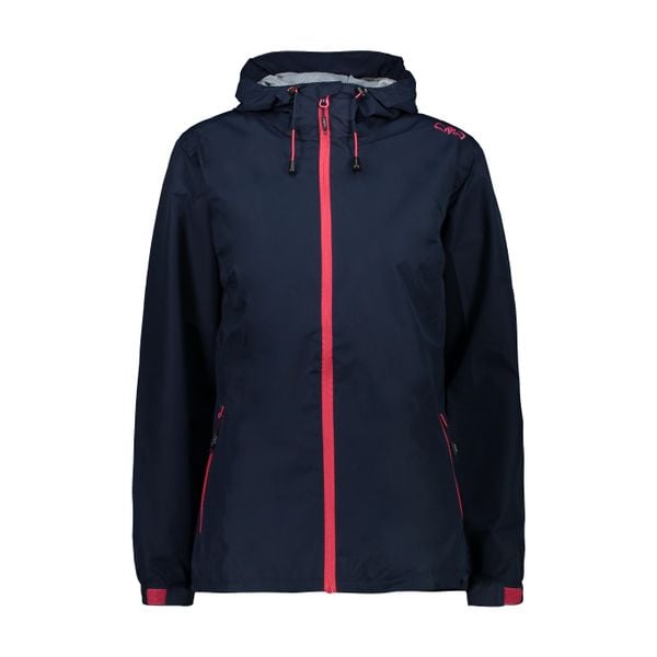 Kurtka przeciwdeszczowa damska z kapturem CMP. Czerwone kurtki sportowe CMP, bez wzorów, z kapturem, trekkingowe. Za 288.10 zł.