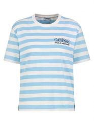 Sublevel Koszulka w kolorze błękitnym rozmiar: L. Niebieskie bluzki Sublevel, l, bez wzorów, bez kołnierzyka, bez ramiączek. Za 43.99 zł.