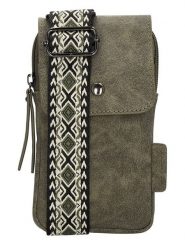 Beagles Torebka "Malaga" w kolorze khaki na telefon - 11 x 20 x 2 cm rozmiar: onesize. Brązowe torby na ramię Beagles, bez wzorów, z bawełny, przez ramię, małe, bez dodatków. Za 83.03 zł.