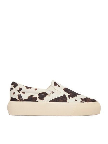 DC Shoes Tenisówki CEO-LEA-ZL-0012 Écru. Białe trampki DC Shoes, bez wzorów, z materiału, bez zapięcia. Za 106.99 zł.