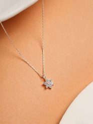 Lodie Silver Srebrny naszyjnik z zawieszką - dł. 40 cm rozmiar: onesize. Szare naszyjniki Lodie Silver, z cyrkonią, srebrne. Za 52.99 zł.