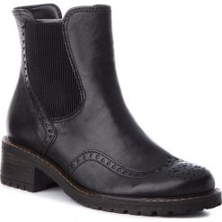 Botki GABOR - 96.091.17 Schwarz. Czarne botki Gabor, bez wzorów, ze skóry, bez obcasa, na obcasie, bez zapięcia. W wyprzedaży za 339.00 zł.