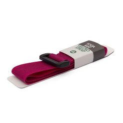 Opaska na matę na rzep Bodhi Velcro - burgundowy. Fioletowe paski BODHI, bez wzorów, sportowe. Za 9.99 zł.
