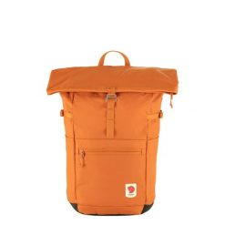 Plecak miejski Fjallraven High Coast Foldsack 24 - sunset orange. Brązowe plecaki Fjällräven, bez wzorów. Za 437.99 zł.