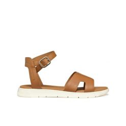 Sandały damskie Geox Dandra. Brązowe sandały Converse, bez wzorów, z materiału, bez obcasa, bez zapięcia. Za 413.50 zł.