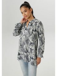 Aniston Bluzka w kolorze granatowo-białym rozmiar: 40. Białe bluzki Aniston, bez wzorów, z wiskozy, bez kołnierzyka, bez ramiączek. Za 86.95 zł.