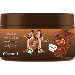 Nacomi NACOMI_Fit Lovers Body Butter Vegan wegańskie regenerujące masło do ciała na noc Czekolada z Orzechami 200ml. Balsamy i kremy do ciała Nacomi. Za 40.99 zł.