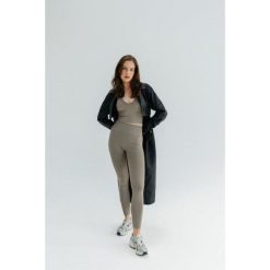 Legginsy modelujące do jogi Moonholi Malibu Evenings z wysokim stanem. Szare bielizna sportowa MOONHOLI, xl, bez wzorów, z podwyższonym stanem. Za 359.00 zł.