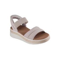Sandały SKECHERS BOBS SUN RAY Brązowy. Brązowe sandały Skechers, bez wzorów, sportowe, bez obcasa, bez zapięcia. Za 490.00 zł.