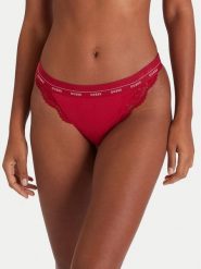 Guess Figi brazylijskie O4YE00 PZ01C Czerwony. Czerwone figi Guess, xl, z aplikacjami, z syntetyku. Za 118.99 zł.