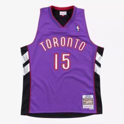 Koszulka Nba Toronto Raptors Vince Carter. Fioletowe bluzki Mitchell & Ness, bez wzorów, sportowe, bez kołnierzyka, bez ramiączek. W wyprzedaży za 421.50 zł.