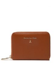 Patrizia Pepe Portfel CQ8512/L001-B757 Brązowy. Brązowe portfele Patrizia Pepe, bez wzorów, ze skóry. Za 319.99 zł.