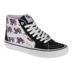 Buty sportowe do chodzenia unisex, Vans Skate Wolf Sk8 Hi Pro. Czarne obuwie sportowe Vans, bez zapięcia, trekkingowe. Za 229.99 zł.