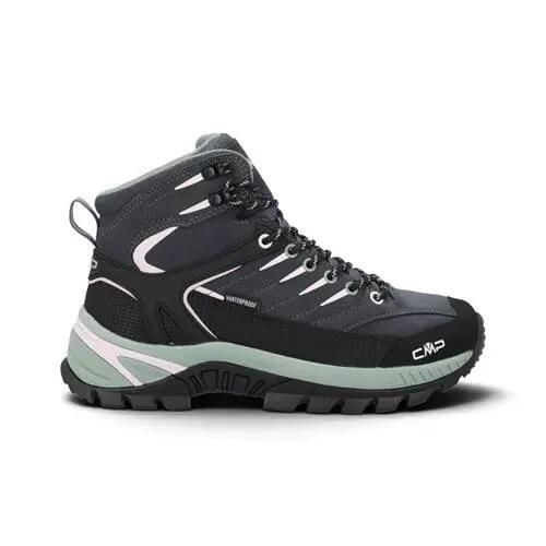Buty trekkingowe damskie CMP Rigel 2.0 MID. Szare trekkingi CMP, z materiału, za kostkę, trekkingowe. Za 434.37 zł.