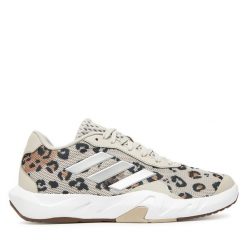 Buty na siłownię adidas. Brązowe obuwie sportowe Adidas, bez zapięcia, na fitness i siłownię. Za 299.99 zł.