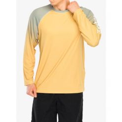 Longsleeve Gramicci Upf-Shield Long Sleeve Top. Żółte topy GRAMICCI, bez wzorów, bez kołnierzyka, bez ramiączek. Za 256.99 zł.