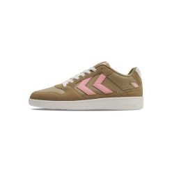Sneakersy damskie Hummel St. Power Play SP. Brązowe obuwie sportowe Hummel, bez zapięcia. Za 303.00 zł.