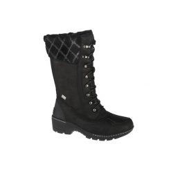 Śniegowce turystyczne damskie Sorel Whistler Tall Boot. Czarne trapery i śniegowce Sorel, z materiału. Za 646.60 zł.