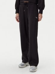 Puma Spodnie dresowe Ess 629774 Czarny Straight Fit. Czarne spodnie dresowe Puma, s, bez wzorów, z bawełny. Za 169.99 zł.