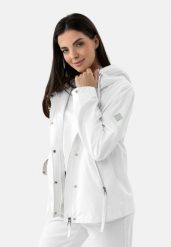 Kurtka wodoodporna z kapturem J-LAGUSTI. Brązowe kurtki sportowe Volcano, l, bez wzorów, z materiału, z kapturem. Za 359.99 zł.