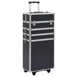Wózek na akcesoria do makijażu, aluminiowy, czarny. Zestawy Vida. W wyprzedaży za 515.00 zł.