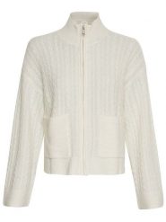 MOSS COPENHAGEN Kardigan "Blithe" w kolorze kremowym rozmiar: M/L. Brązowe kardigany Moss Copenhagen, l, bez wzorów, z poliamidu. Za 277.36 zł.