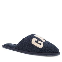 Kapcie Gap. Niebieskie obuwie domowe GAP, bez wzorów, bez zapięcia. Za 129.99 zł.