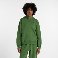 Bluza damska New Balance WT41537DAE – zielona. Zielone bluzy New Balance, m, bez wzorów, z bawełny, bez kaptura. Za 399.99 zł.
