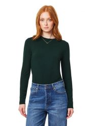 Scotch & Soda Koszulka w kolorze ciemnozielonym rozmiar: M. Zielone bluzki Scotch & Soda, m, bez wzorów, bez kołnierzyka, bez ramiączek. Za 124.95 zł.