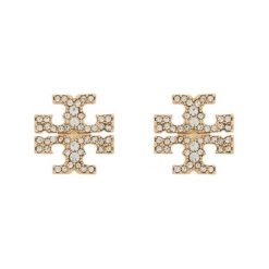 Kolczyki Tory Burch. Żółte kolczyki Tory Burch, złote. Za 544.99 zł.