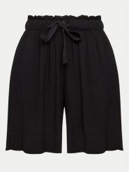 Deha Bermudy A00637 Czarny Regular Fit. Czarne szorty Deha, bez wzorów, z materiału. Za 169.99 zł.