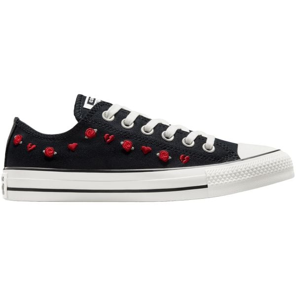 Buty sportowe Converse Chuck Taylor All Star Valentine Day. Czarne obuwie sportowe Converse, bez wzorów, bez zapięcia. Za 316.20 zł.