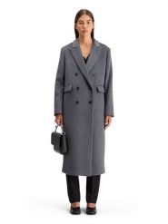 Scotch & Soda Płaszcz przejściowy w kolorze szarym rozmiar: XS. Szare płaszcze Scotch & Soda, xs, bez wzorów, z wełny, bez kaptura. Za 333.81 zł.