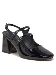Aldo Sandały Vivianne 13715331 Czarny. Czarne sandały Aldo, bez wzorów, ze skóry, bez obcasa, na słupku, bez zapięcia. Za 499.99 zł.